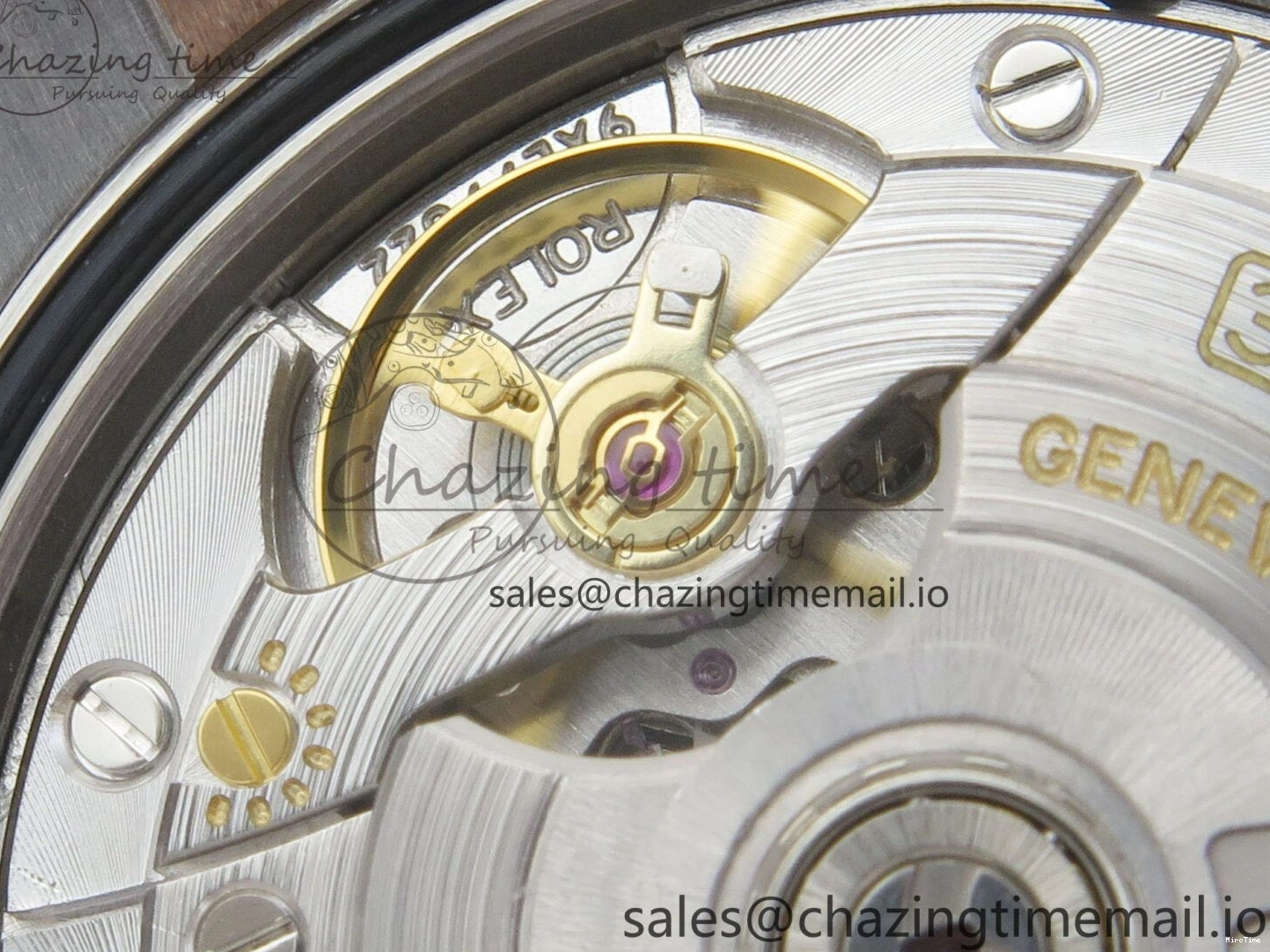 MiroTime 0407 DateJust 36 SS RG ARF 1:1 Best Edition 904L Steel Gray Dial Green Roman on Oyster Bracelet SH Affordable 73